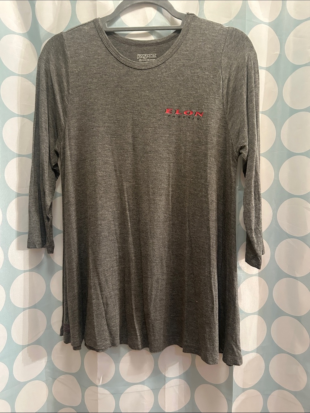 Jansport Gray Logo Crewneck Tee